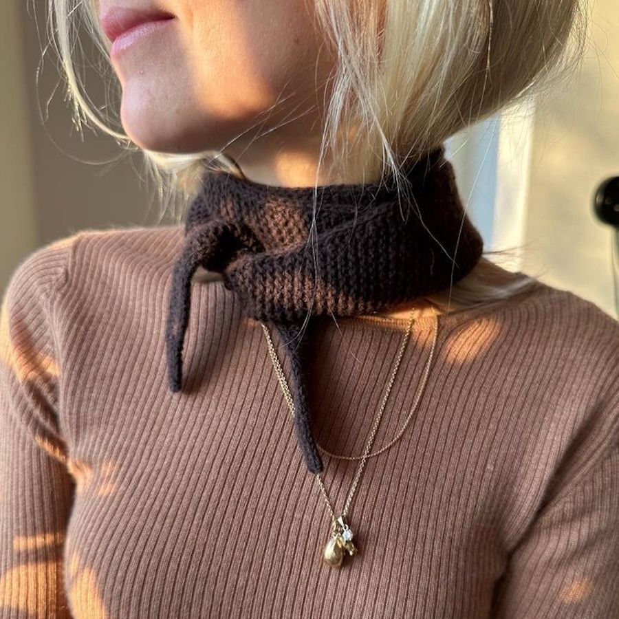 ソフィー スカーフ 毛糸 & 日本語パターン付きキット 中細 アルパカ