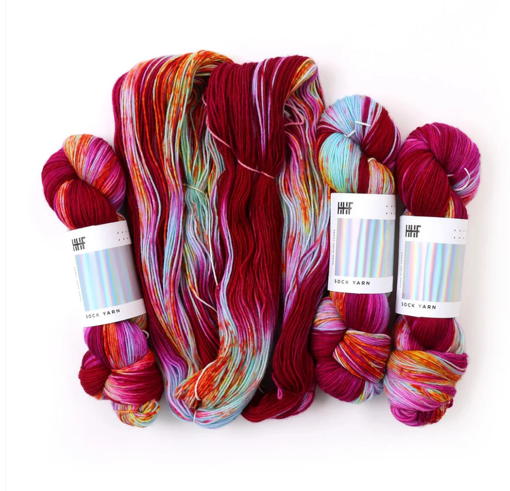 冬のおこた時間をもっと楽しく。Hedgehog Fibres「ツイストソック」