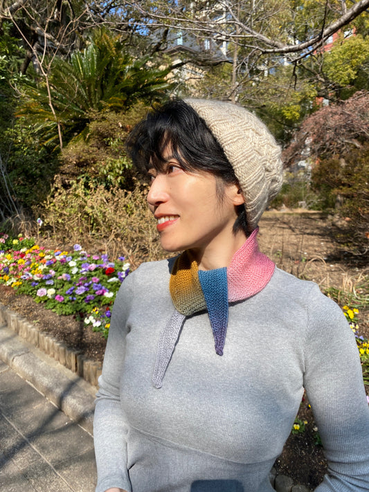 ソフィースカーフ、2枚目を編もうとしている人はちょっと待ってください