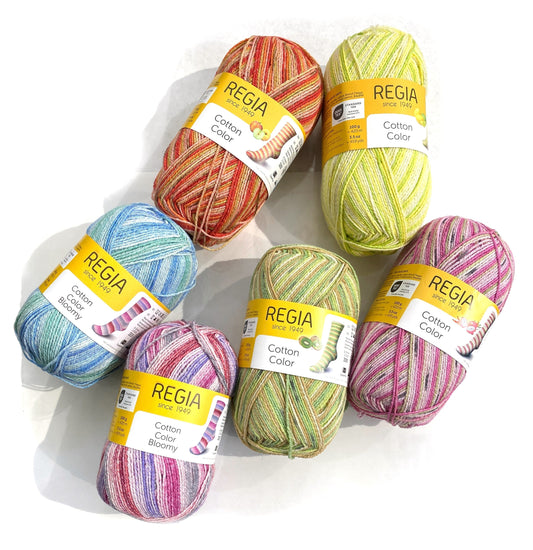 カラフルな春夏ソックヤーン入荷しました