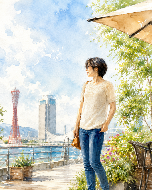 夏に何度も着られる手編みウェア｜アンカーズ・サマーシャツ キット