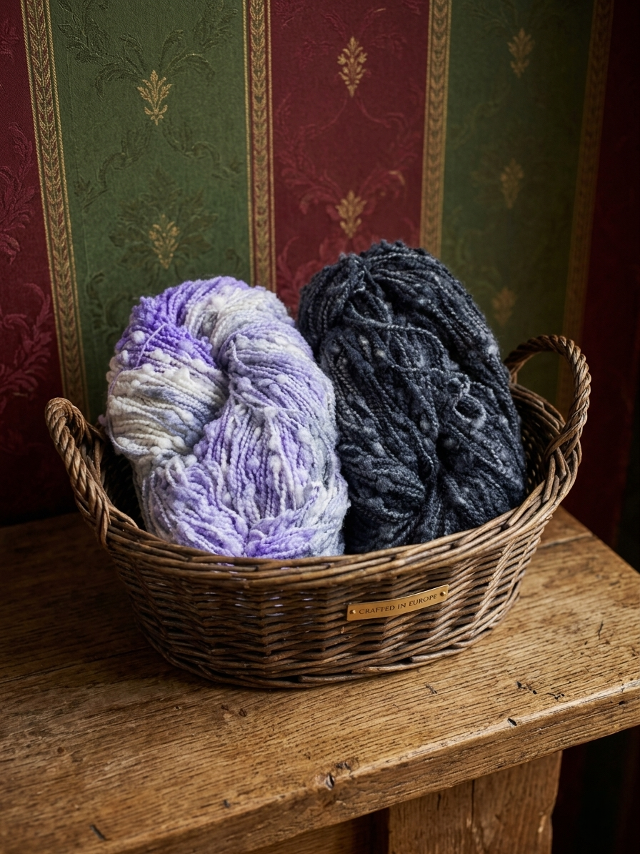 シンプルな編み物をワンランクアップ。異素材ミックスで魅せる「大人の毛糸」活用術