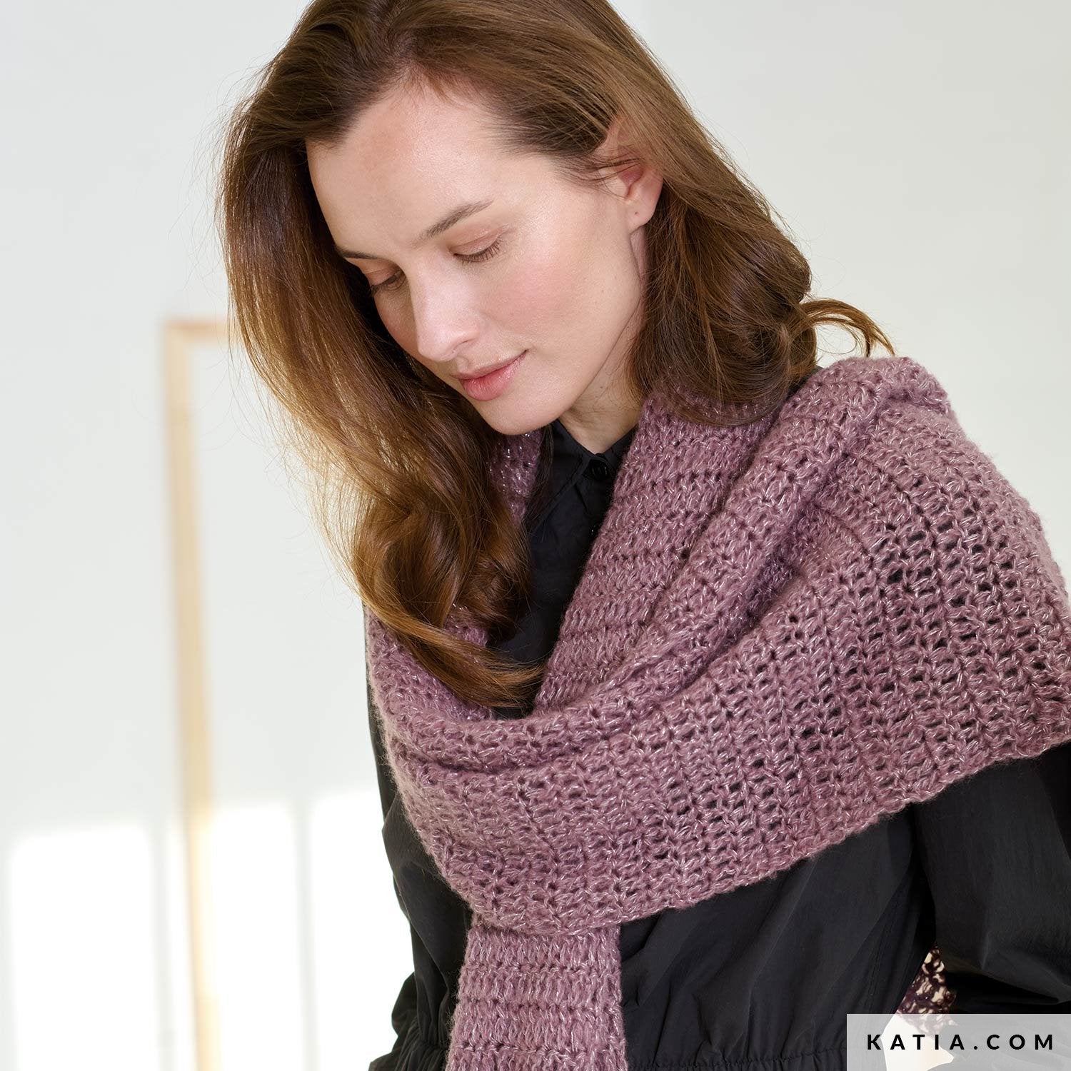 【無料】かぎ針で編むロングショール