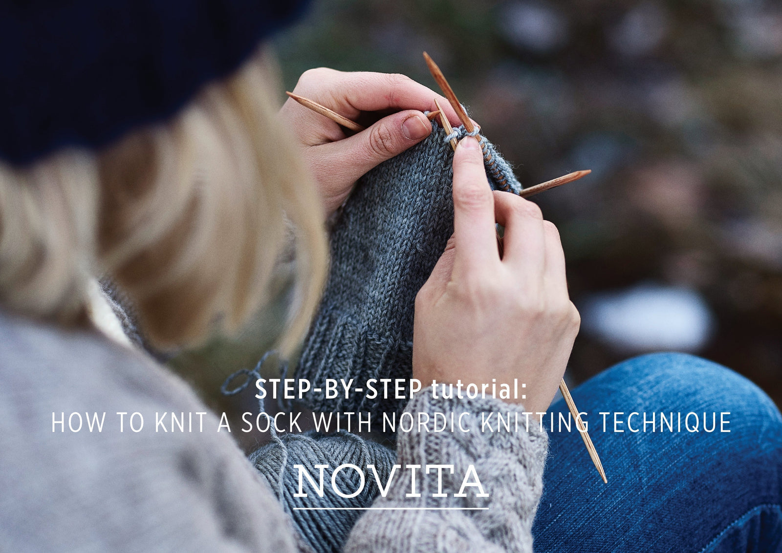 無料】ノルディック ニッティング ソックス 伝統構造で心地よく編める