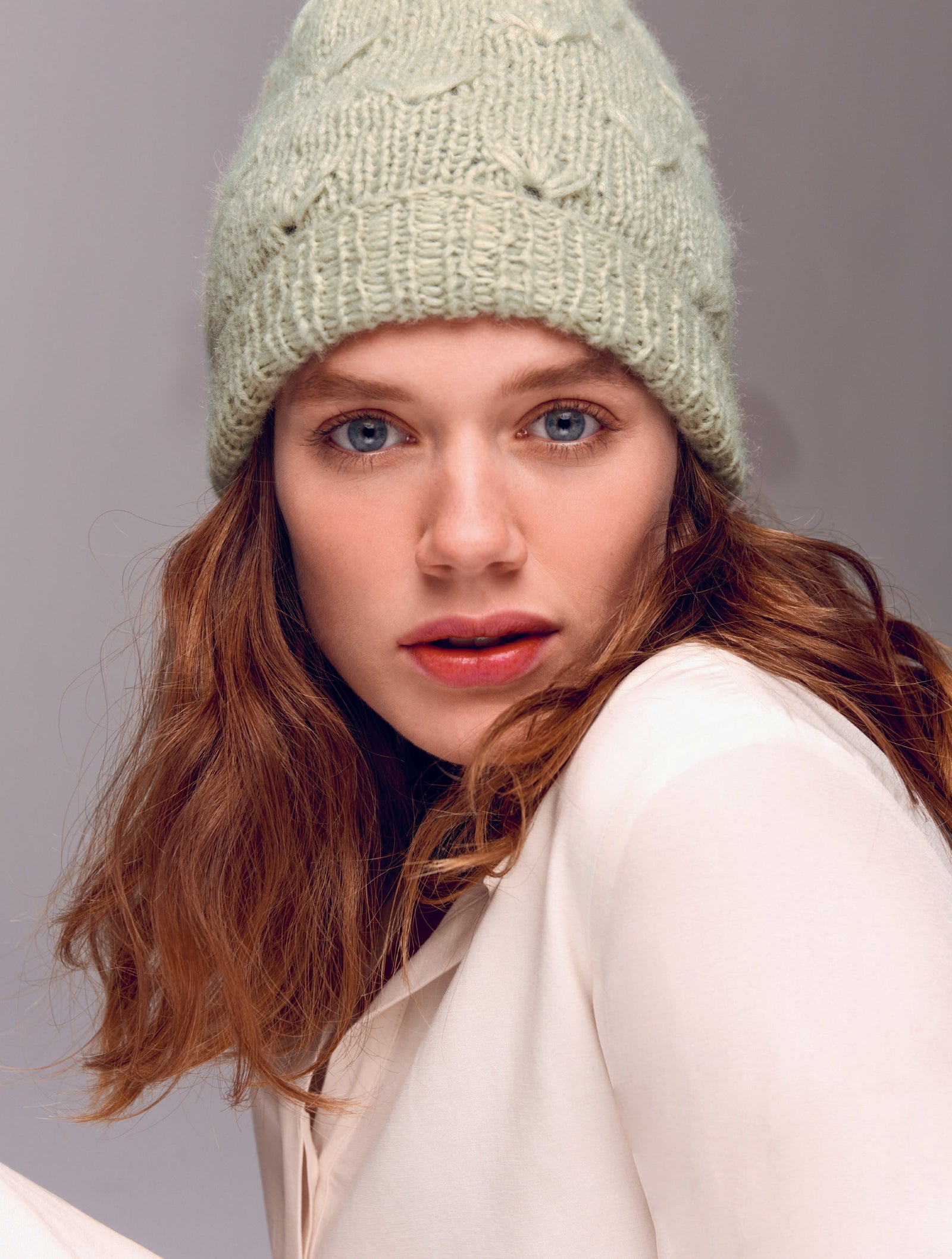 【キット】ダンデライオン ビーニー 軽くてあたたかい愛らしい模様の帽子