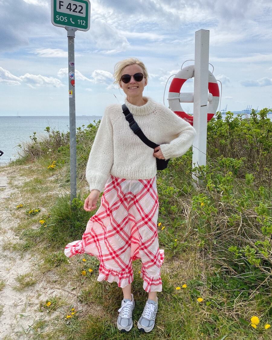 起毛アルパカで編む軽やか ルイジアナセーター