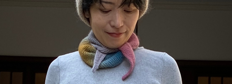 ソフィースカーフ キット・日本語パターン・専用毛糸