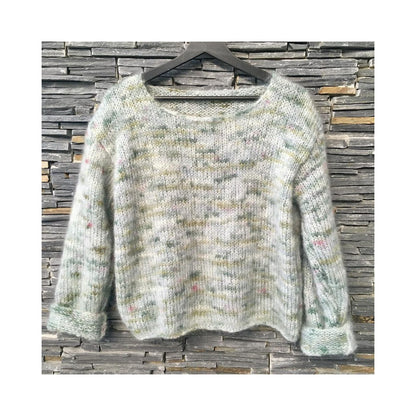 綿あめのようにふわふわで鮮やかなフラフィー モヘヤ 手染め Cowgirl Blues：カウガール ブルース