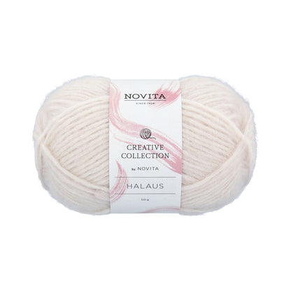 簡単に、すぐ編めて、首元あたたか｜ハラウス カラー 毛糸 & 日本語パターン付きキット｜NOVITA：ノヴィータ