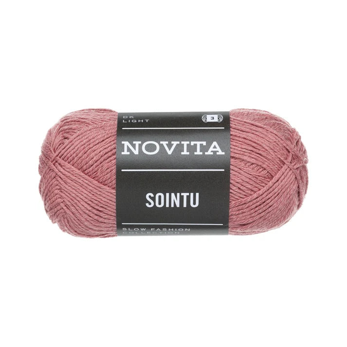 透かし模様を楽しむ Women's クロッシェトップ キット（毛糸とダウンロードパターン付き）NOVITA：ノヴィータ