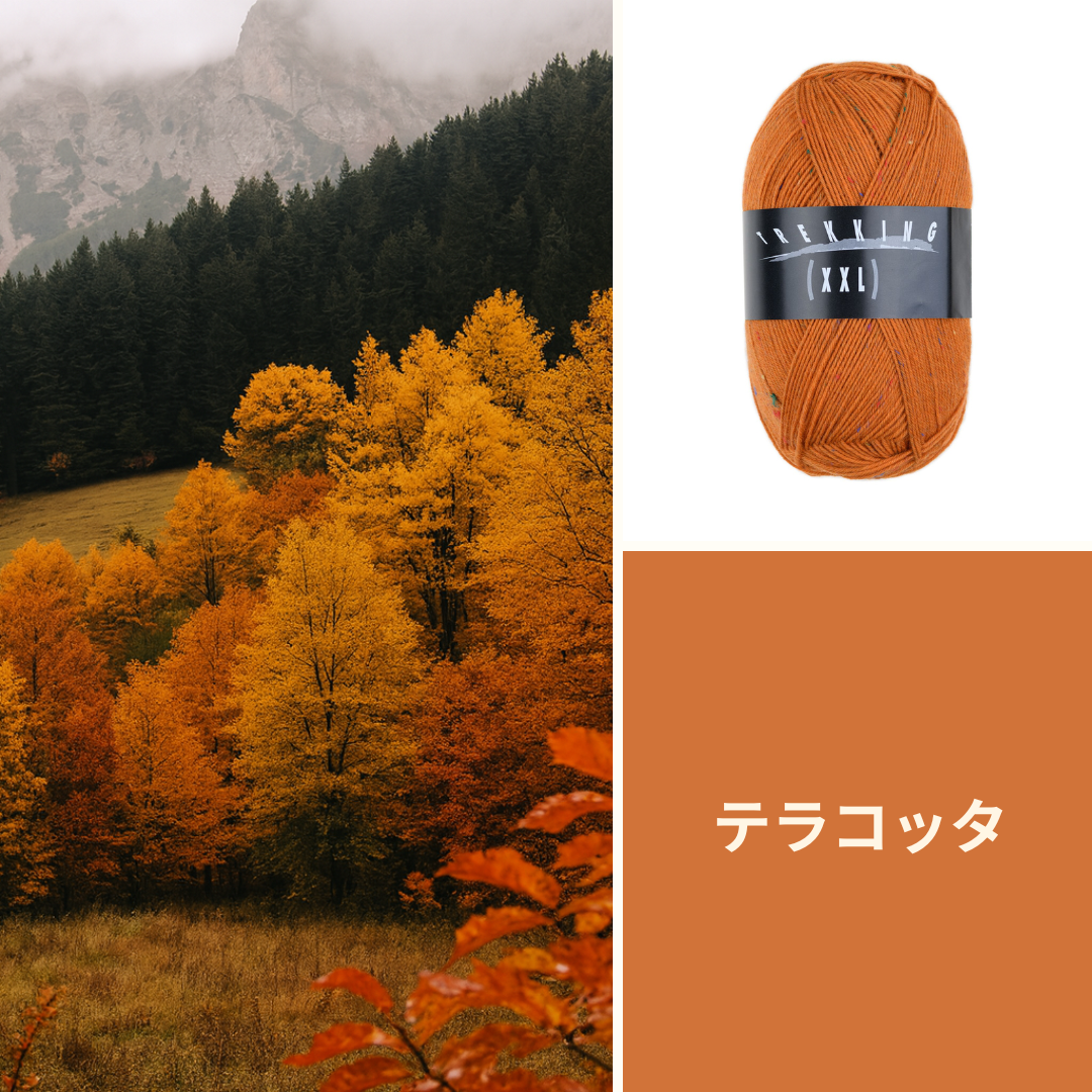上品な彩りを宿す希少ツイードソックヤーン｜トレッキング XXL ツイードAtelier Zitron：アトリエ ツィトロン