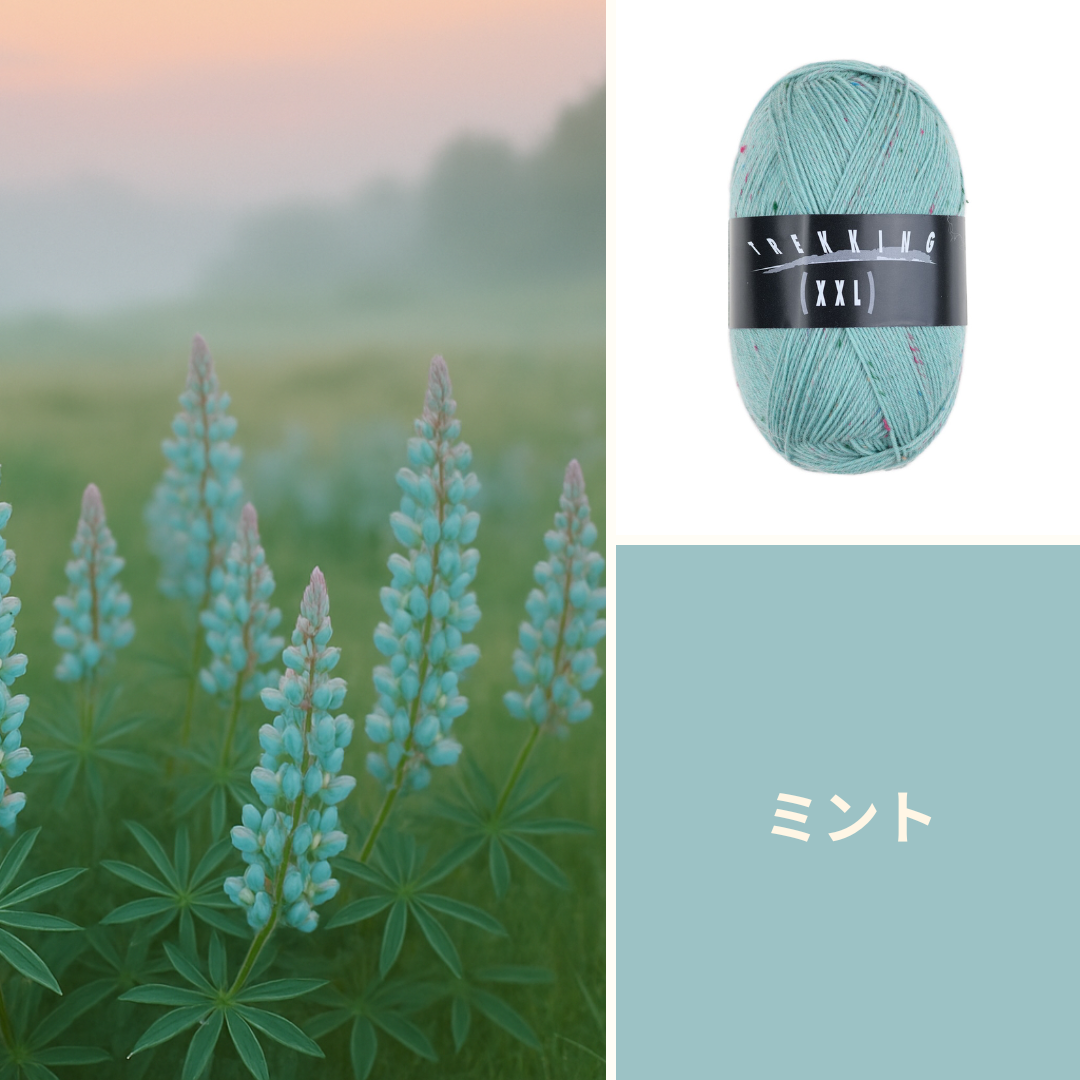 上品な彩りを宿す希少ツイードソックヤーン｜トレッキング XXL ツイードAtelier Zitron：アトリエ ツィトロン