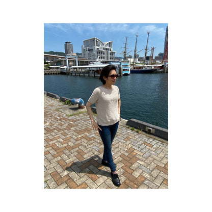 春夏の定番に｜アンカーズ・サマーシャツ 毛糸 & 日本語文章レシピ付きキット｜PetiteKnit：プチニット