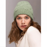 軽やかで暖かなダンデライオン ビーニー キット（毛糸とダウンロードパターン付き）【即日発送】