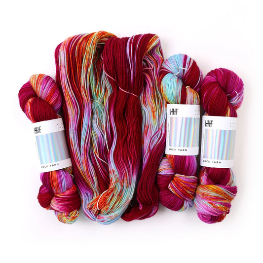 しなやかさと強さを纏う手染めソックヤーン｜ツイストソック｜Hedgehog Fibres：ヘッジホッグファイバーズ