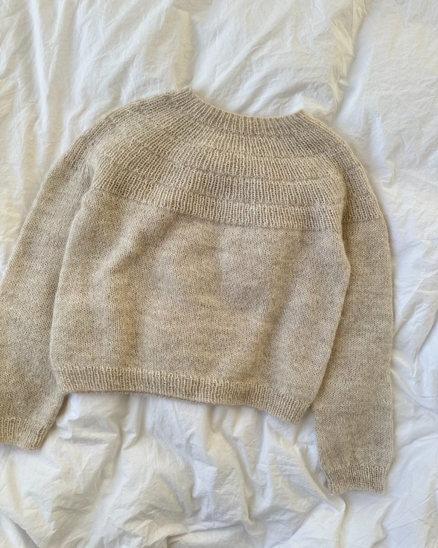 日本語文章パターン｜Anker's Sweater - My Size（アンカーズ・セーター・マイサイズ）｜petiteknit：プチニット ID: 20422