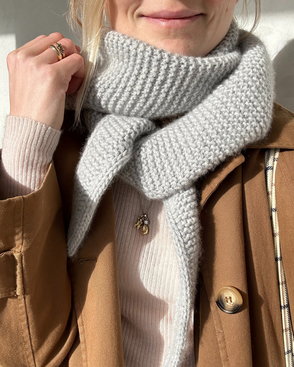 日本語文章パターン｜Sophie Shawl（ソフィーショール）｜petiteknit：プチニット ID: 20801